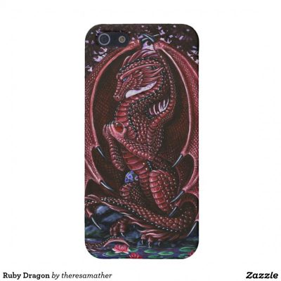 Ruby Dragon iPhone 5s Case