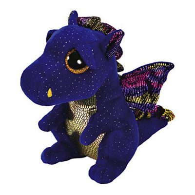 Saffire the Dragon - 15cm Beanie Boo Dragon Stuffed Toy