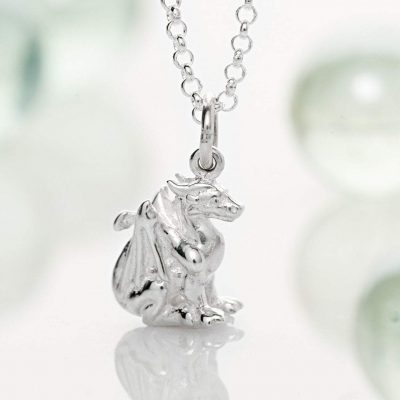 Silver Dragon Necklace