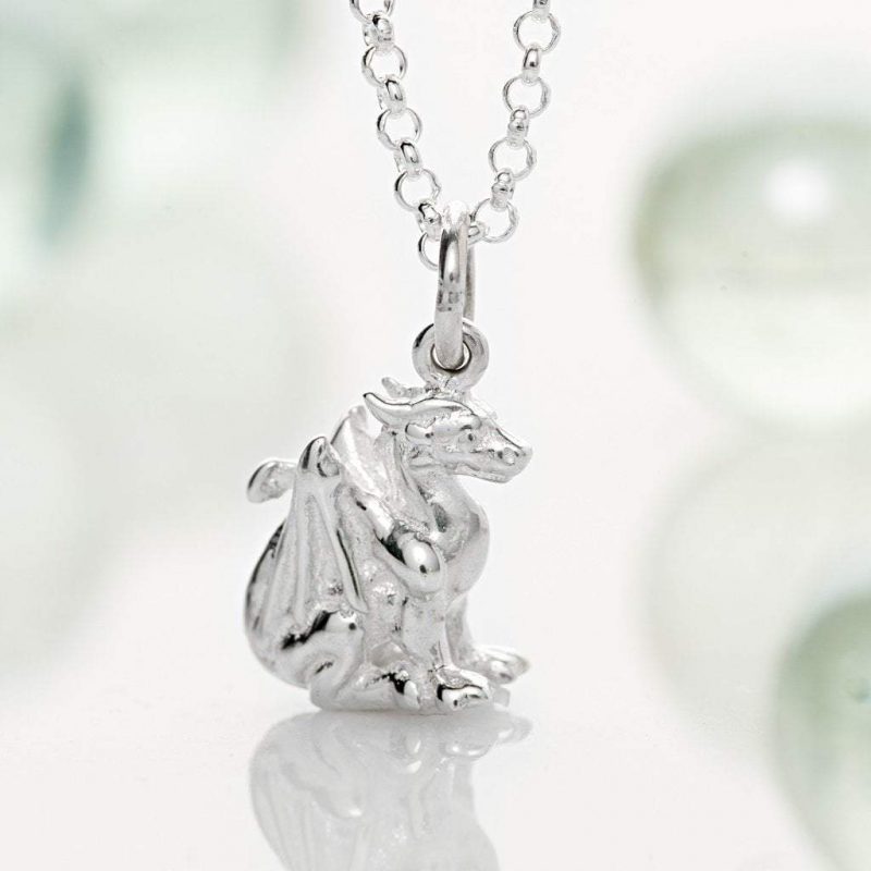 Silver Dragon Necklace