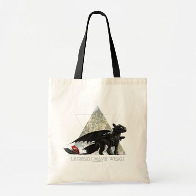 Toothless: Legends Have Wings - How to Train Your Dragon Tote Bag