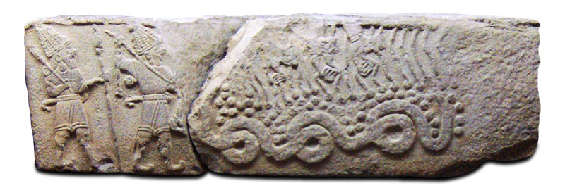 Zeus battling Typhon