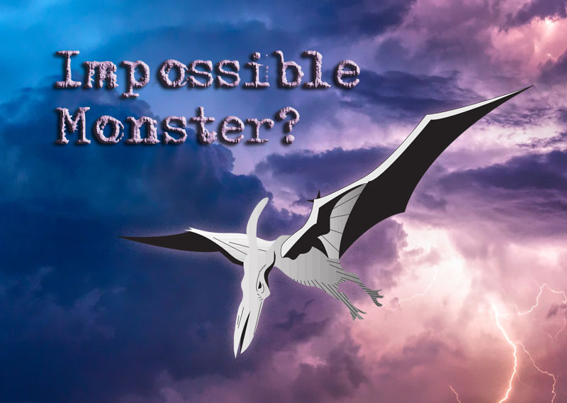 Pterodactyl skeleton